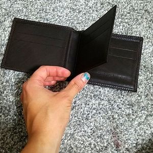 Brown Leather Trifold